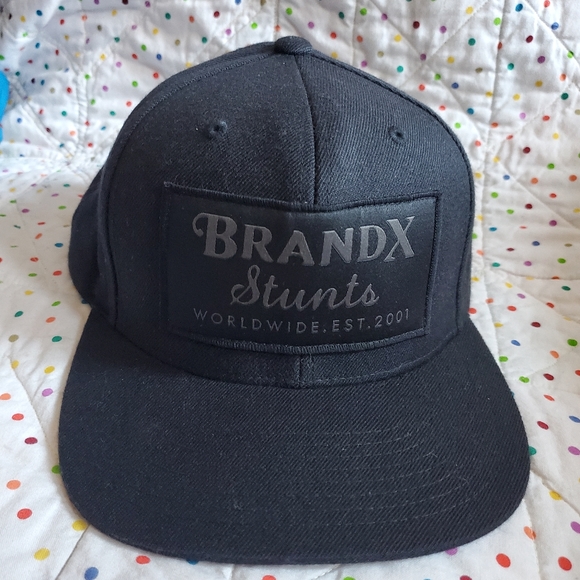 Brand X Stunts snapback black hat one size . - Picture 1 of 8